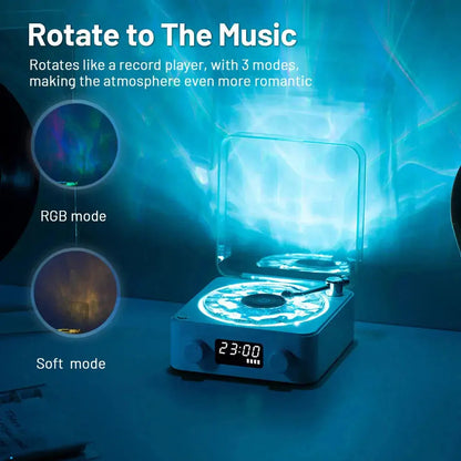Chic Mini Retro White Noise Bluetooth Speaker for Stylish Relaxation