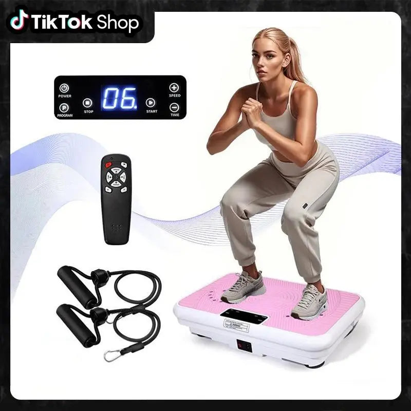 ROTAI Vibration Plate Fitness Platform - 300 lb Capacity, 99 Adjustable Speeds for Effective Home Workouts