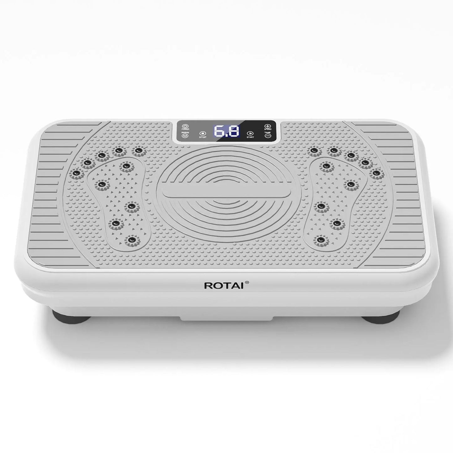 ROTAI Vibration Plate Fitness Platform - 300 lb Capacity, 99 Adjustable Speeds for Effective Home Workouts