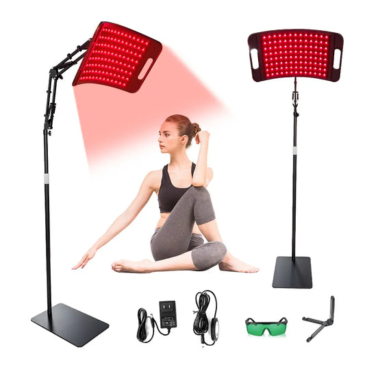 Revitalize Your Health with the 850Nm Infrared & 660Nm Red Light Therapy Lamp - Ultimate Body Healing Device!