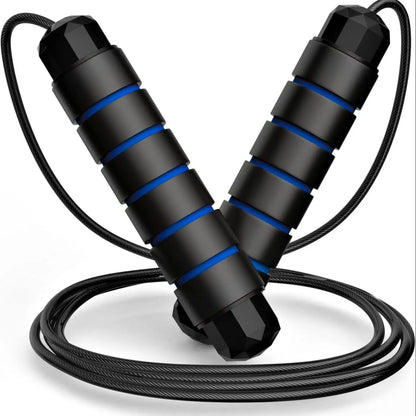 Portable Skipping Rope for Home and Gym Workouts with Foam Non-Slip Handle