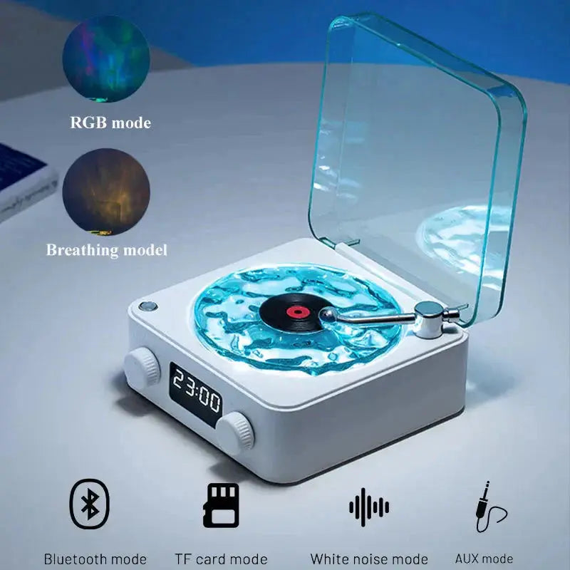 Chic Mini Retro White Noise Bluetooth Speaker for Stylish Relaxation