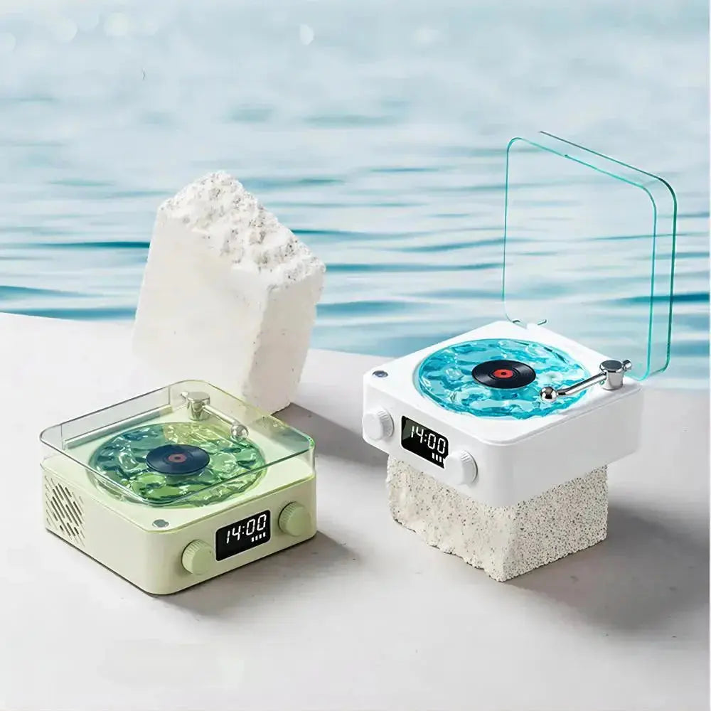 Chic Mini Retro White Noise Bluetooth Speaker for Stylish Relaxation