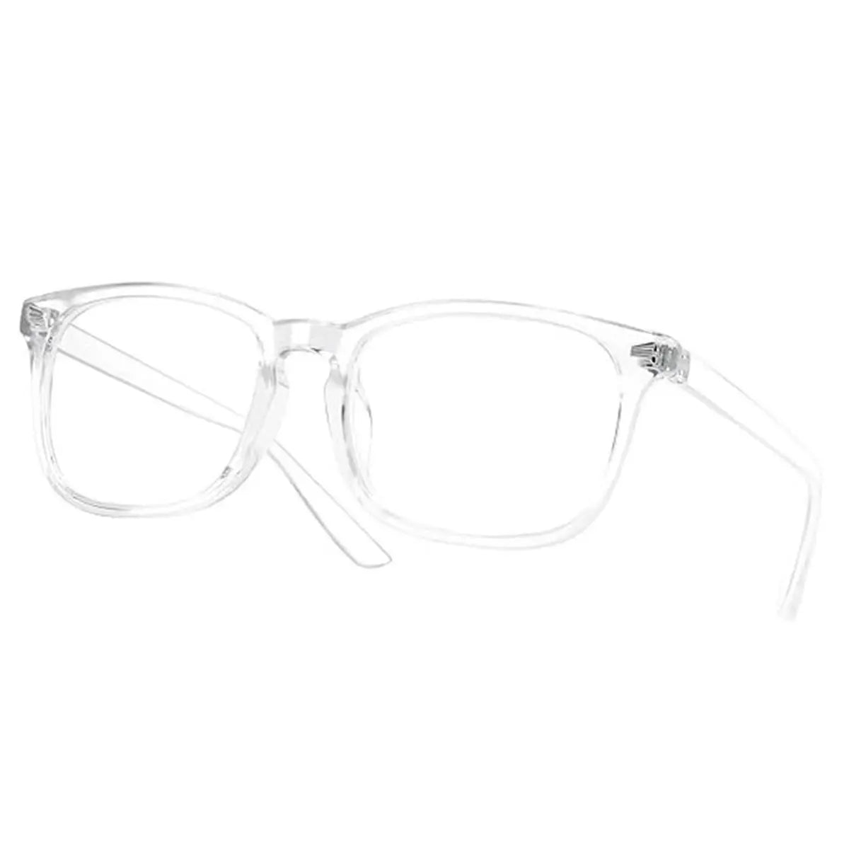 Stylish 2-Pack Blue Light Blocking Glasses for Men & Women - Large Square Frame Eyewear for Gaming & Everyday Use