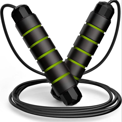 Portable Skipping Rope for Home and Gym Workouts with Foam Non-Slip Handle