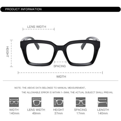 Stylish Lightweight Blue Light Blocking Glasses for Everyday Use - Unisex Thin Frame