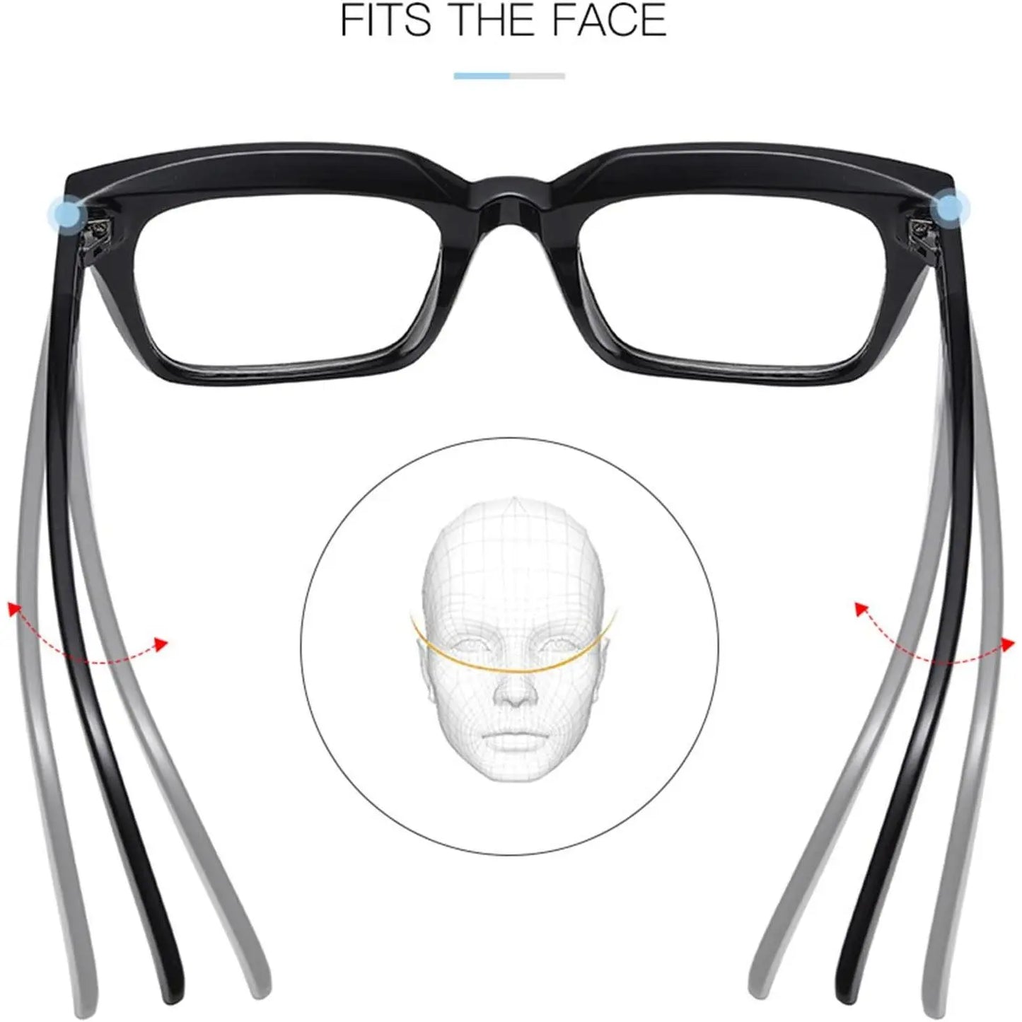 Stylish Lightweight Blue Light Blocking Glasses for Everyday Use - Unisex Thin Frame